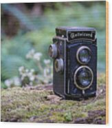 Rolleicord Tlr Wood Print