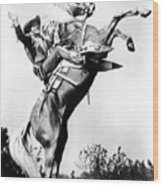 Roy Rogers Riding Trigger, Ca. 1940s Wood Print