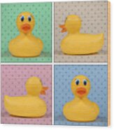 Rubber Ducky Wood Print