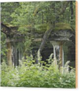 Ruins Of Treadwell Mines Wood Print