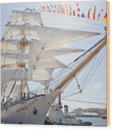 Russian Sailing Ship Wood Print