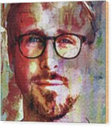 Ryan Gosling Wood Print