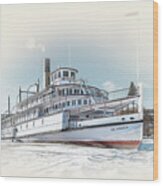 S. S. Sicamous Ii Wood Print