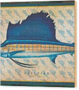 Sailfish Wood Print