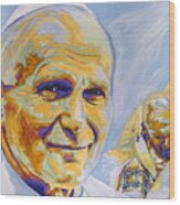 Saint John Paul Ii Wood Print