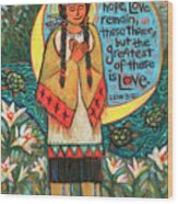 Saint Kateri Tekakwitha Wood Print