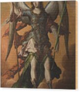 Saint Michael The Archangel Wood Print