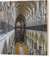 Salisbury Cathedral Wood Print