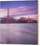 San Francisco Bridge Wood Print