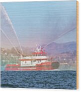 San Francisco Fireboat 3 Wood Print