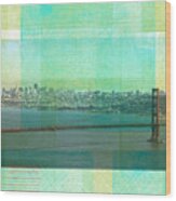 San Francisco Spring- Abstract Ar Wood Print
