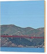 San Francisco's Golden Gate Bridge Wood Print