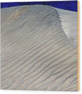 Sand Dunes Wood Print
