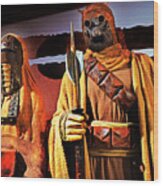 Sand People Wood Print