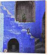 Santa Catalina Monastery, Arequipa, Peru Wood Print