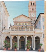 Santa Maria In Trastevere, Rome Wood Print