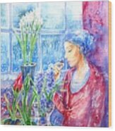 Scent Of Hyacinths Wood Print