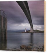 Scotland Skye Bridge Wood Print