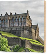Scotland's Edinburgh Castle Wood Print
