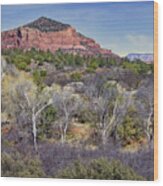 Sedona Landscape - 2 - Arizona Wood Print