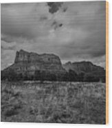 Sedona Red Rock Country Arizona Bnw 0177 Wood Print