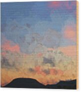 Sedona Sunset - Painterly Wood Print