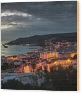 Sesimbra Overview Wood Print