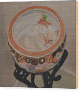 Shakespeare In A Chinese Fishbowl Wood Print