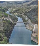Shasta Dam Spillway Wood Print