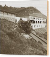 Shay Engine No. 3  Summit Of Mount Tamalpais Circa 1910 Wood Print