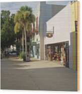 Shops On St George Street Wood Print