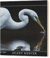 Silent Hunter Wood Print