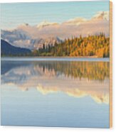 Silver Lake Panorama Wood Print