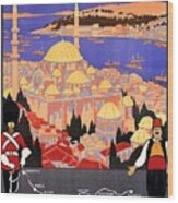 Simplon Orient Express London Constantinople Wood Print