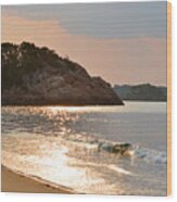 Singing Beach Silver Waves Manchester By The Sea Ma Wood Print