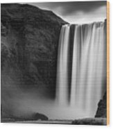 Skogafoss Wood Print