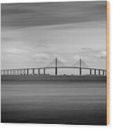 Skyway Bridge Wood Print