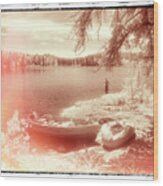 Smallmouth Fishing In Canada Wood Print
