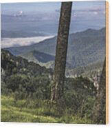 Smoky Mountain Ridge Wood Print