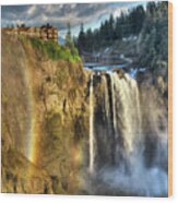 Snoqualmie Falls, Washington Wood Print