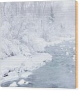 Snowy River Wood Print