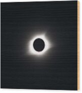 Solar Eclipse, Chromosphere Wood Print