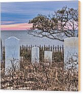 Soundfront Cemetery - Salvo 3485 Wood Print
