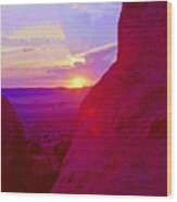 Southeastern Utah Sunset 4 Wood Print