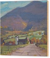 Southern Vermont Wood Print