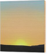 Southwestern Sunset Wood Print