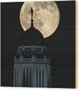 Sower's Moon Wood Print