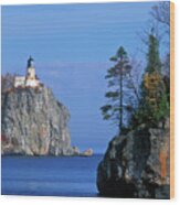 Split Rock Lighthouse - Fs000120 Wood Print