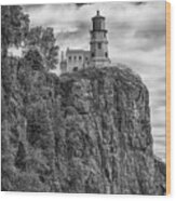 Split Rock Lighthouse Wood Print