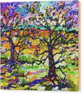 Spring In Provence Wood Print